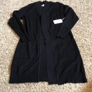 NWT Black women’s knit cardigan